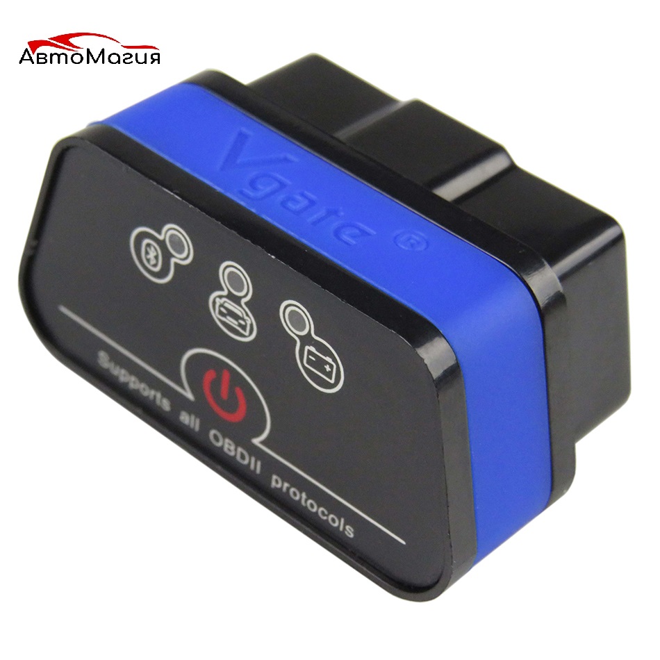 Автомобильный сканер vGate iCar II ELM327 Wi-Fi v1.5 OBD2 mini (Чип  PIC18F25K80)