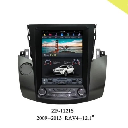Штатная магнитола Carmedia ZF-1121 для Toyota RAV4 2006-2012 Android в стиле Tesla