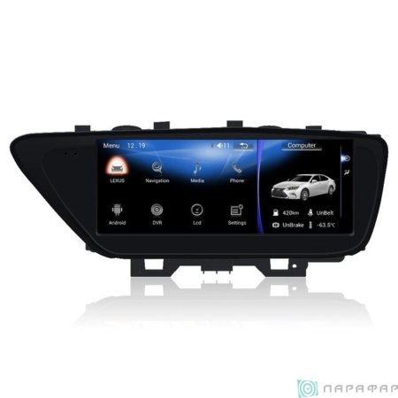 Штатная магнитола Parafar Андройд для Lexus ES 2013-2017 экран 10.25 (PF3810)